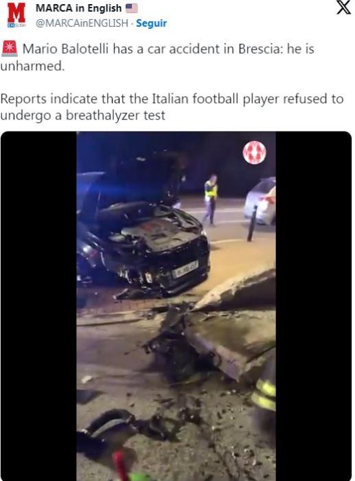 巴洛特利车祸拒测引争议 过往荒诞行径再被热议