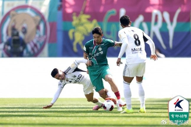 全北现代汽车力克大田韩亚市民，K1联赛争冠格局