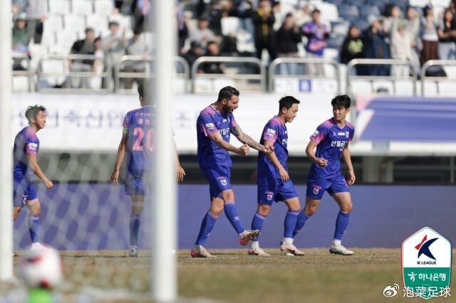 全北现代汽车力克大田韩亚市民，K1联赛争冠格局